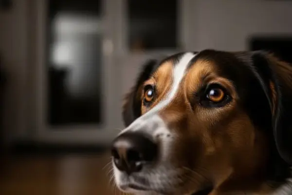 Cachorro pode ver no escuro