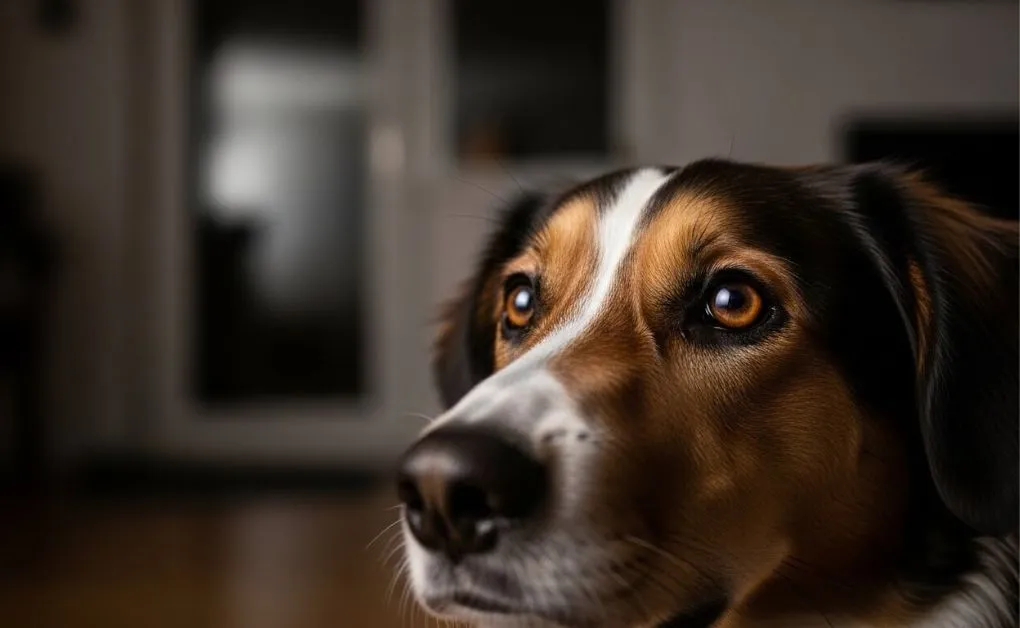 Cachorro pode ver no escuro