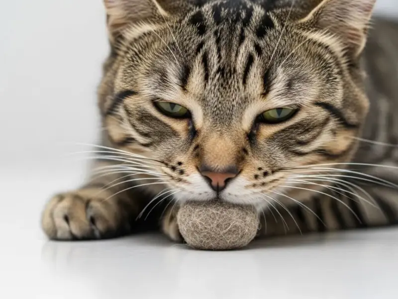 Prevenção de bola de pelo em gato: sem incômodo e fácil