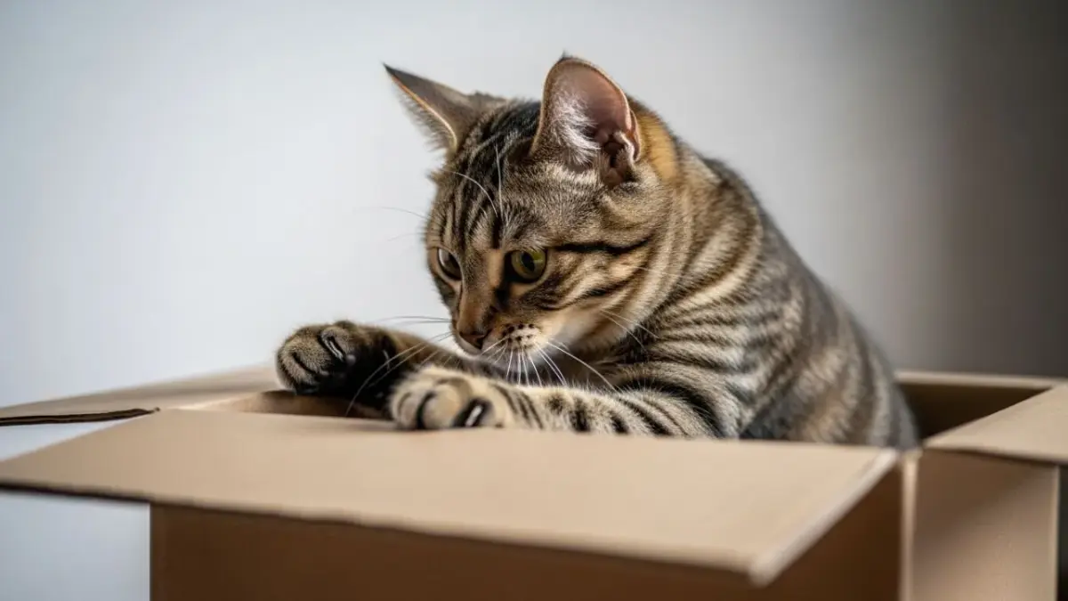 porque gato gosta de caixa
