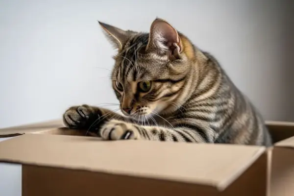 porque gato gosta de caixa