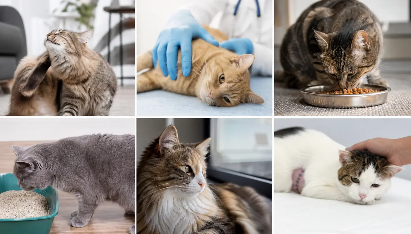 Principais causas em gatos 