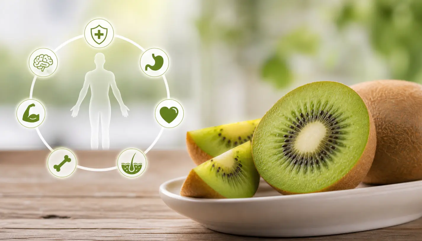 Quais benefícios o kiwi oferece 