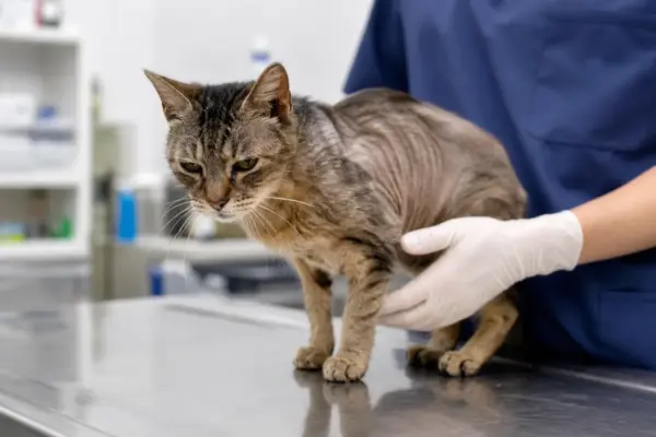 Gato idoso emagrecendo em 2026: sinais e causas que exigem atenção