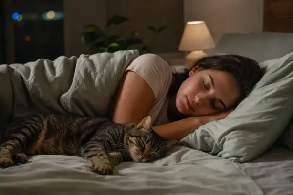 Gatos escolhem com quem dormir em 2026: o que isso revela sobre você