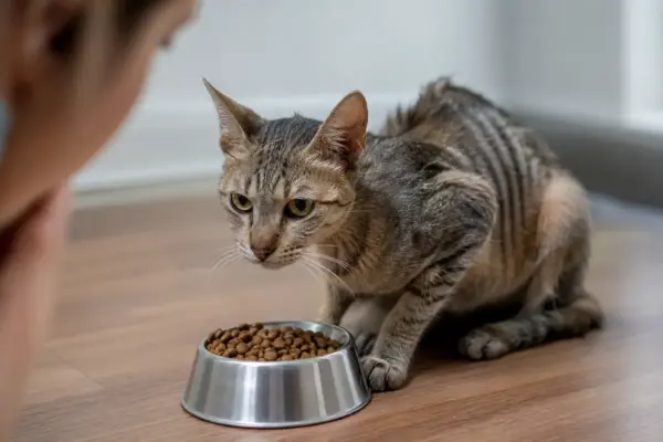 Meu gato não quer comer e esta emagrecendo: causas e o que fazer em 2026