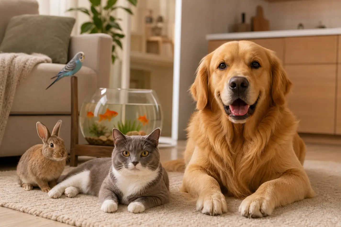 quais são os animais domésticos no dia a dia 
