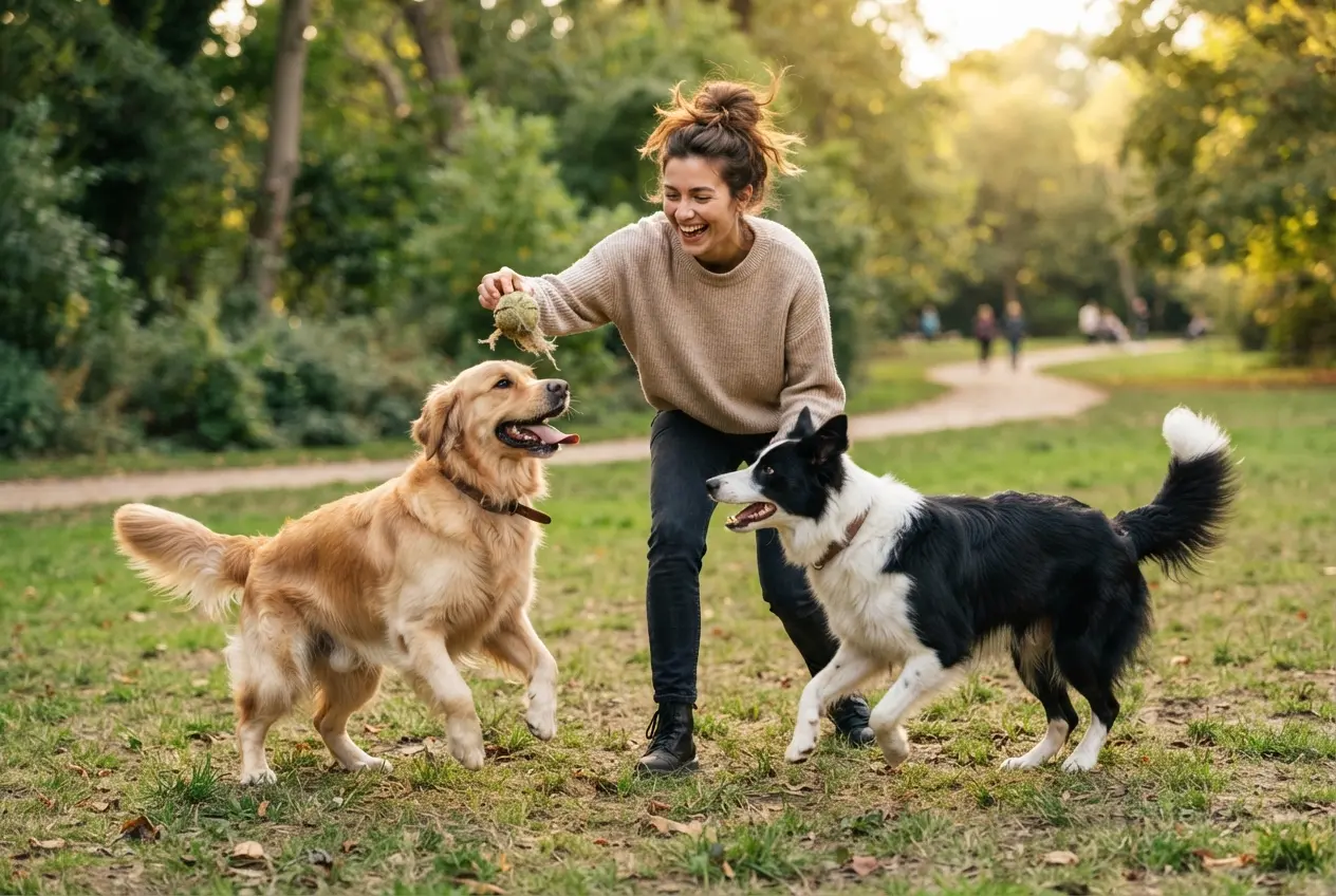 Cães Companheiros Leais e Brincalhões 
