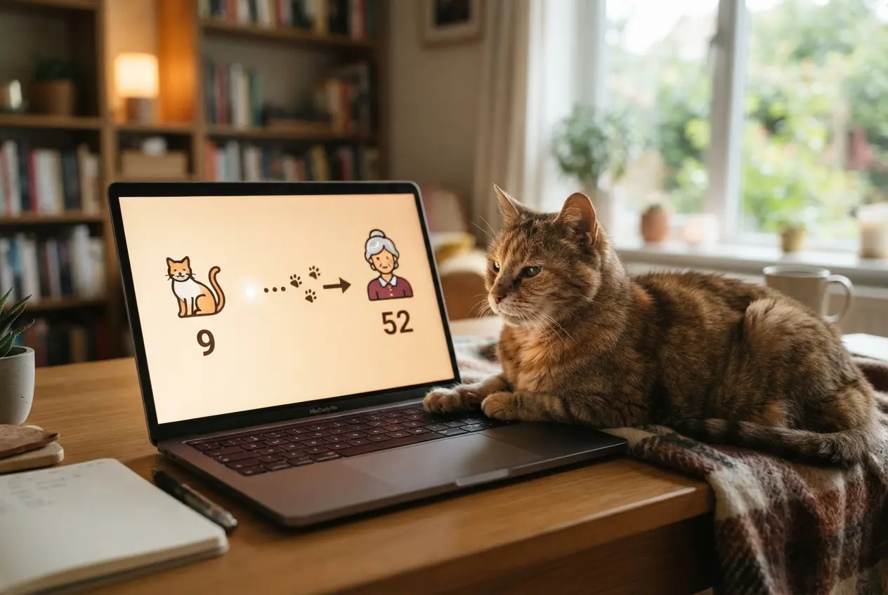 Descubra a Verdadeira Idade Humana do Seu Gato | Pet Vida Animal Descubra a Verdadeira Idade Humana do Seu Gato