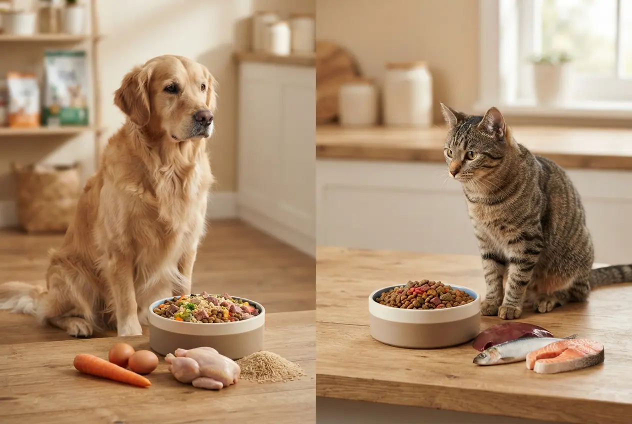 Diferenças nutricionais entre cães e gatos | Pet Vida Animal Diferenças nutricionais entre cães e gatos