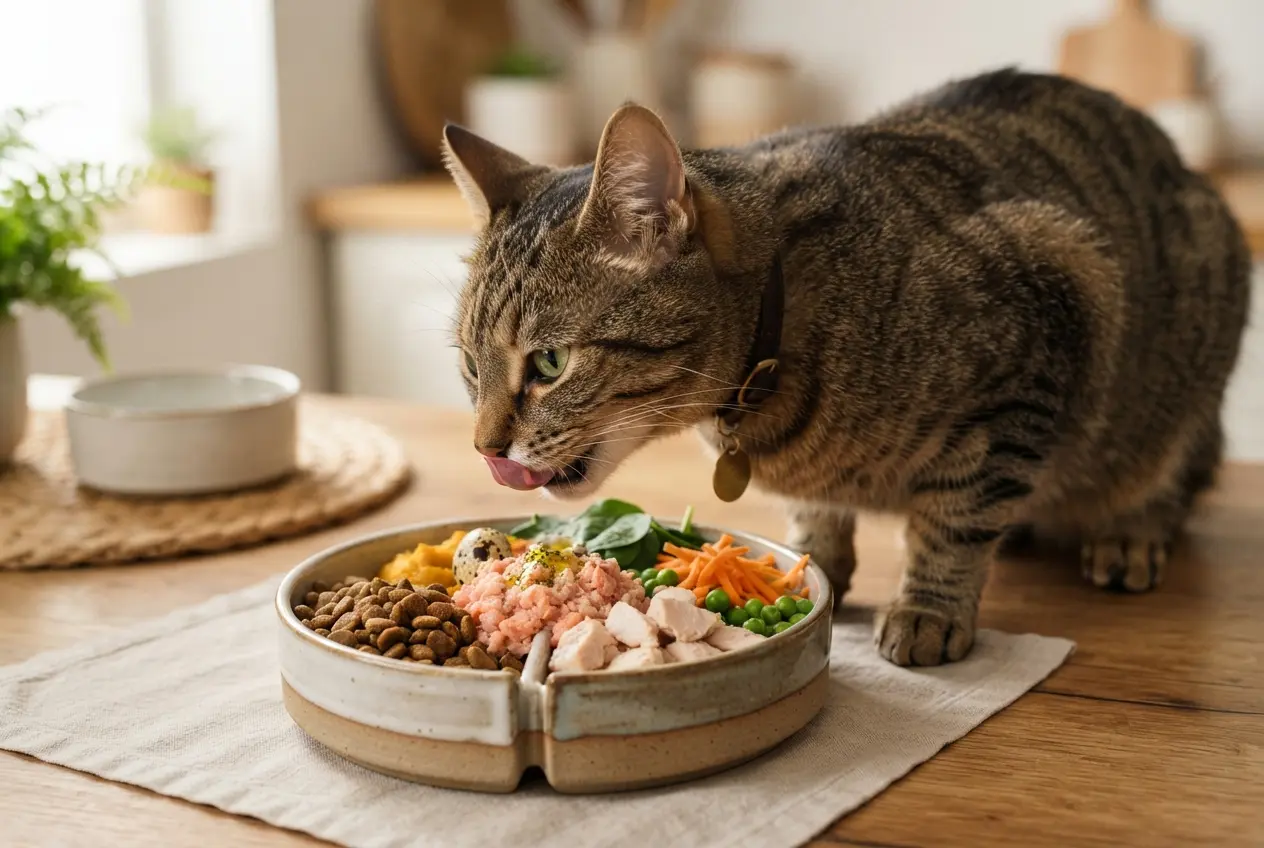 Nutrição balanceada para gatos 