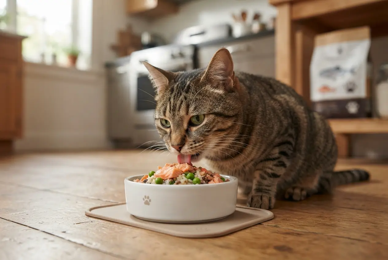 Segurança alimentar para gatos 