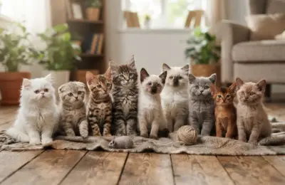 As 9 raças de gato filhote que vão te encantar em 2026! Descubra