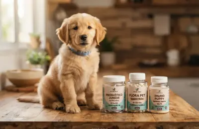 3 probióticos para cachorro filhote essenciais em 2026 Escolha certa!