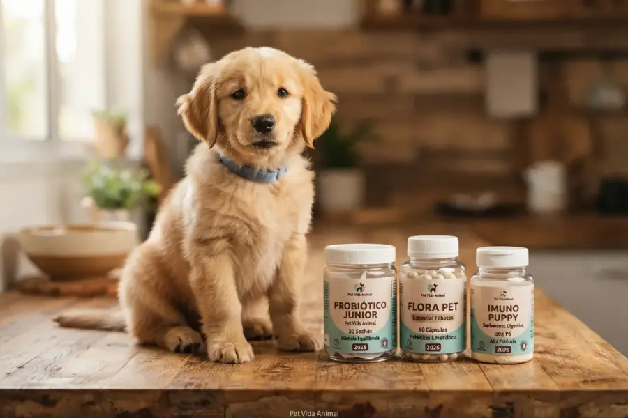 3 probióticos para cachorro filhote essenciais em 2026 Escolha certa!