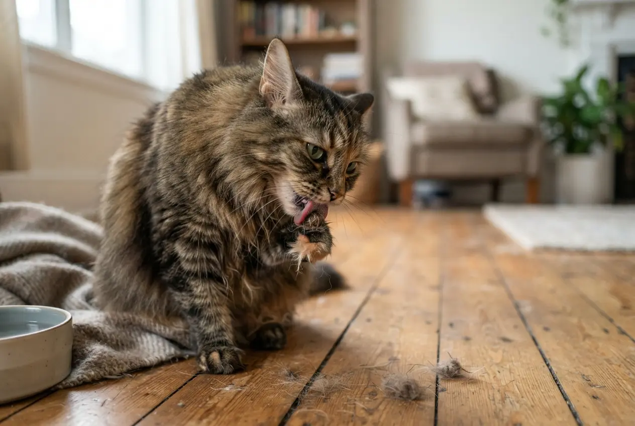 A origem das bolas de pelo entendendo gatos com bola de pelo