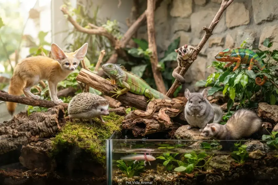 9 Animais Exóticos de Estimação que vão dominar as tendências de 2026