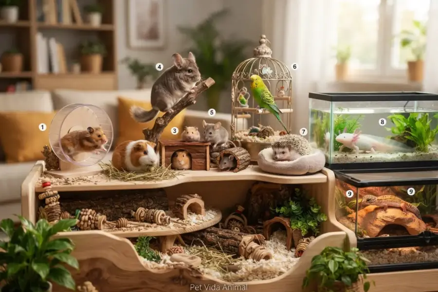 9 melhores Animais pequenos de estimação para ter em casa